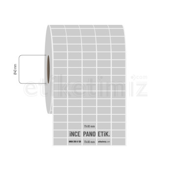 17x10 mm 5'li Ayrık Silvermat İnce Pano Etiket 17x10 mm 5'li Ayrık Silvermat İnce Pano Etiket
