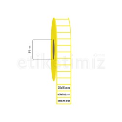 35x15 mm Termal Etiket
