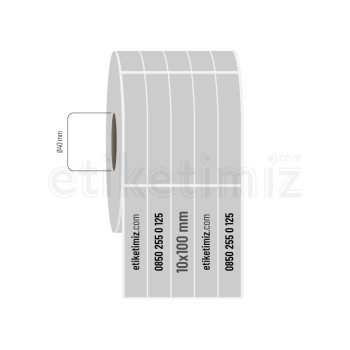 10x100 mm 5'li Aralıklı Silvermat Etiket 10x100 mm 5'li Aralıklı Silvermat Etiket