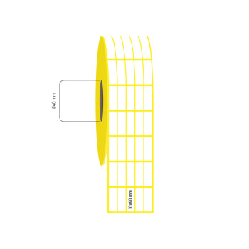 10x40 mm 5'li Aralıklı Vellum Etiket 10x40 mm 5'li Aralıklı Vellum Etiket