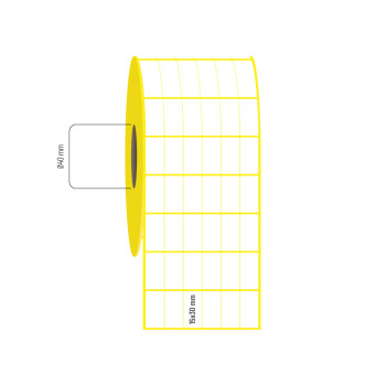 15x30 mm 6'lı Bitişik Vellum Etiket 15x30 mm 6'lı Bitişik Vellum Etiket