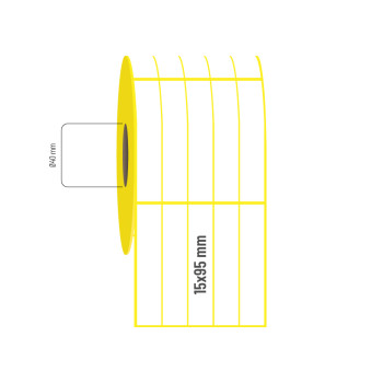 15x95 mm 5'li Aralıklı Vellum Etiket 15x95 mm 5'li Aralıklı Vellum Etiket