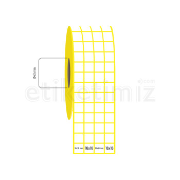 16x16 mm 4'lü Aralıklı Vellum Etiket 16x16 mm 4'lü Aralıklı Vellum Etiket