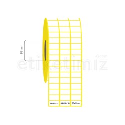 25x13 mm 3'lü Aralıklı Vellum Etiket