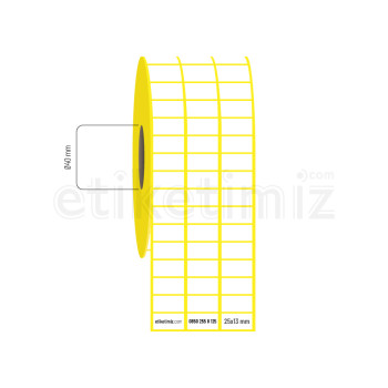 25x13 mm 3'lü Aralıklı Vellum Etiket 25x13 mm 3'lü Aralıklı Vellum Etiket