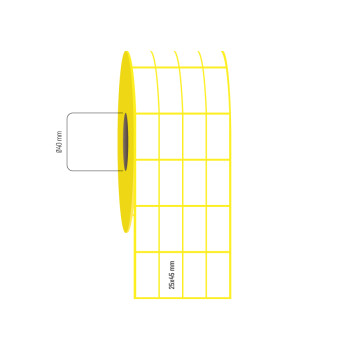 25x45 mm 4'lü Bitişik Vellum Etiket 25x45 mm 4'lü Bitişik Vellum Etiket