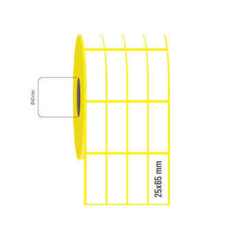 25x65 mm 4'lü Aralıklı Vellum Etiket 25x65 mm 4'lü Aralıklı Vellum Etiket