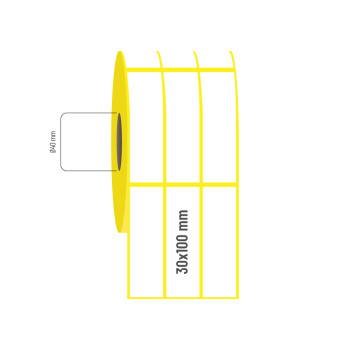 30x100 mm 3'lü Aralıklı Vellum Etiket 30x100 mm 3'lü Aralıklı Vellum Etiket