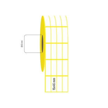 15x45 mm 4'lü Aralıklı Vellum Etiket 15x45 mm 4'lü Aralıklı Vellum Etiket