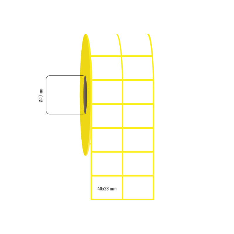 40x28 mm 2li Aralıklı Vellum Etiket 40x28 mm 2li Aralıklı Vellum Etiket