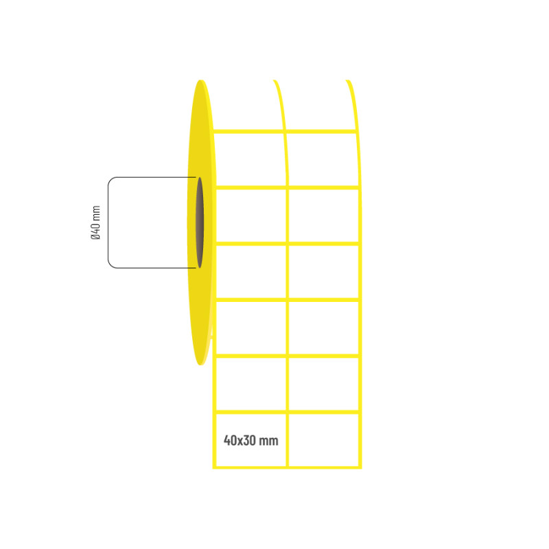 40x30 mm 2li Aralıklı Vellum Etiket 40x30 mm 2li Aralıklı Vellum Etiket
