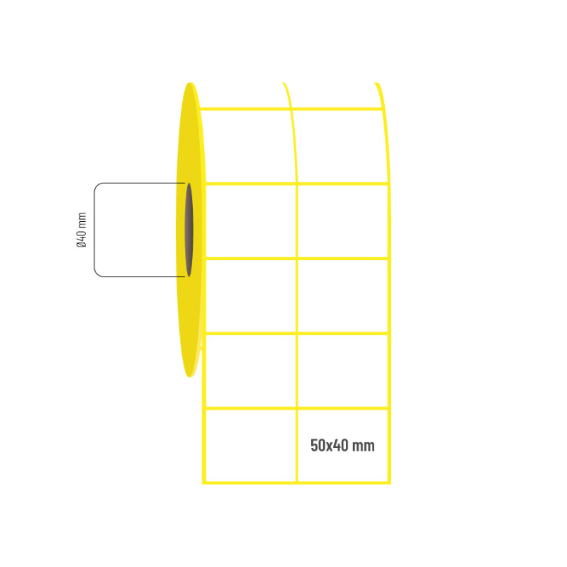 50x40 mm 2li Aralıklı Vellum Etiket 50x40 mm 2li Aralıklı Vellum Etiket