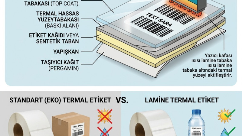 Lamine Termal Etiket Nedir?