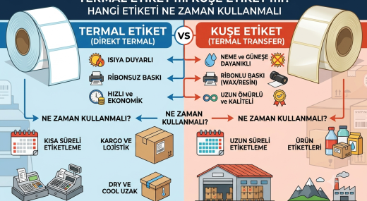 Termal Etiket mi Kuşe Etiket mi?
