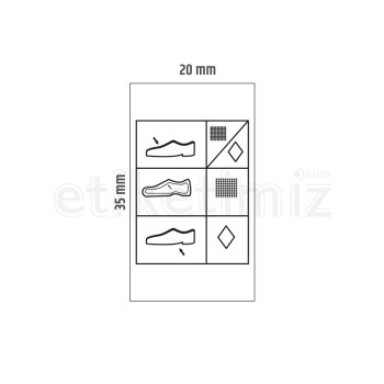 20x35 mm Ayakkabı Etiketi - Tekstil Diğer, Tekstil, Diğer 20x35 mm Ayakkabı Etiketi - Tekstil Diğer, Tekstil, Diğer