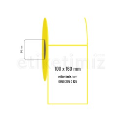 100x160 mm Termal Etiket