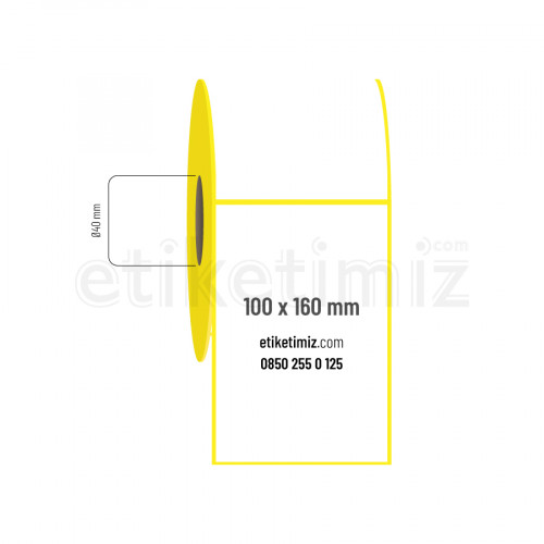 100x160 mm Eco Termal Etiket 100x160 mm Eco Termal Etiket