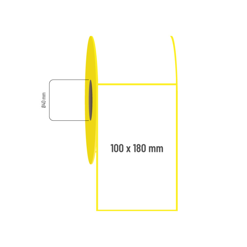 100x180 mm Termal Etiket 100x180 mm Termal Etiket
