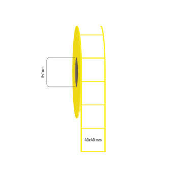 40x40 mm Termal Etiket 40x40 mm Termal Etiket