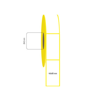 40x80 mm Termal Etiket 40x80 mm Termal Etiket