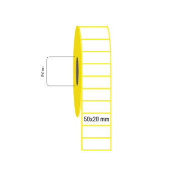 50x20 mm Termal Etiket 50x20 mm Termal Etiket