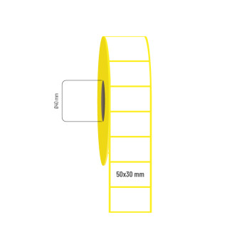 50x30 mm Termal Etiket 50x30 mm Termal Etiket