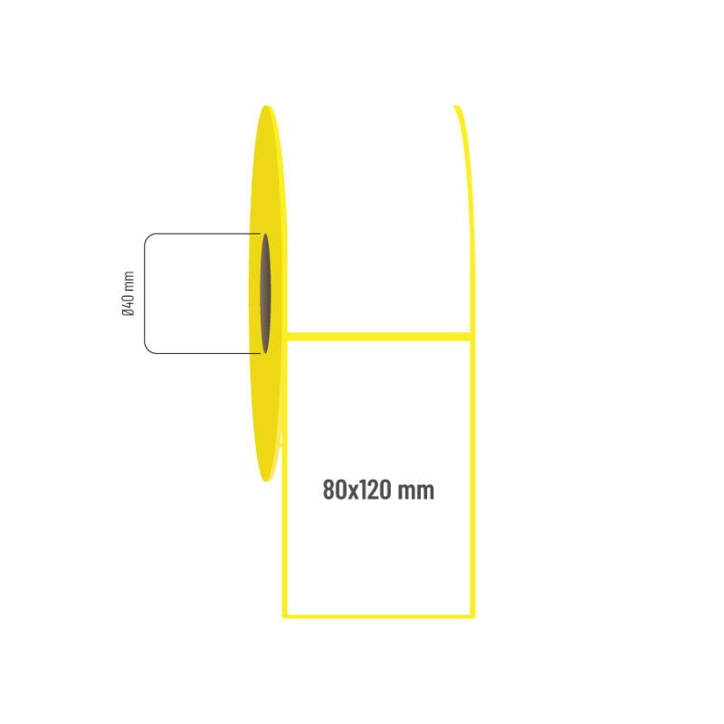 80x120 mm Termal Etiket 80x120 mm Termal Etiket