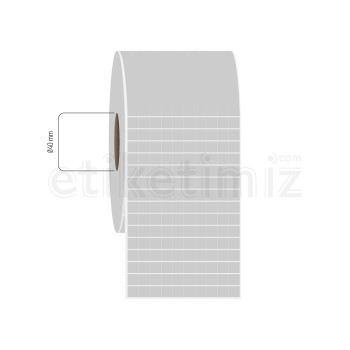 10x10 mm 10'lu Bitişik Silvermat Etiket 10x10 mm 10'lu Bitişik Silvermat Etiket
