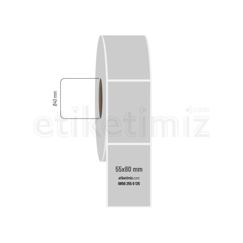 55x80 mm Silvermat Etiket 55x80 mm Silvermat Etiket