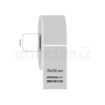 70x130 mm Silvermat Etiket 70x130 mm Silvermat Etiket