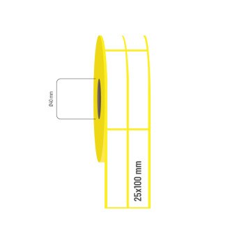 25x100 mm 2'li Aralıklı Vellum Etiket 25x100 mm 2'li Aralıklı Vellum Etiket