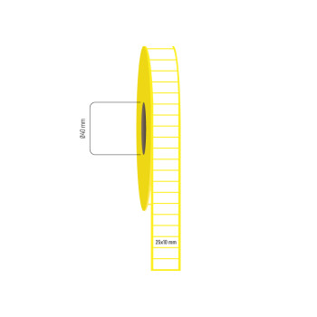 25x10 mm Vellum Etiket 25x10 mm Vellum Etiket