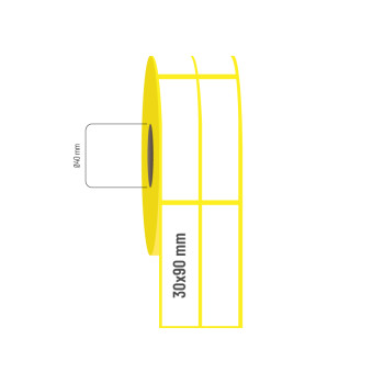 30x90 mm 2'li Aralıklı Vellum Etiket