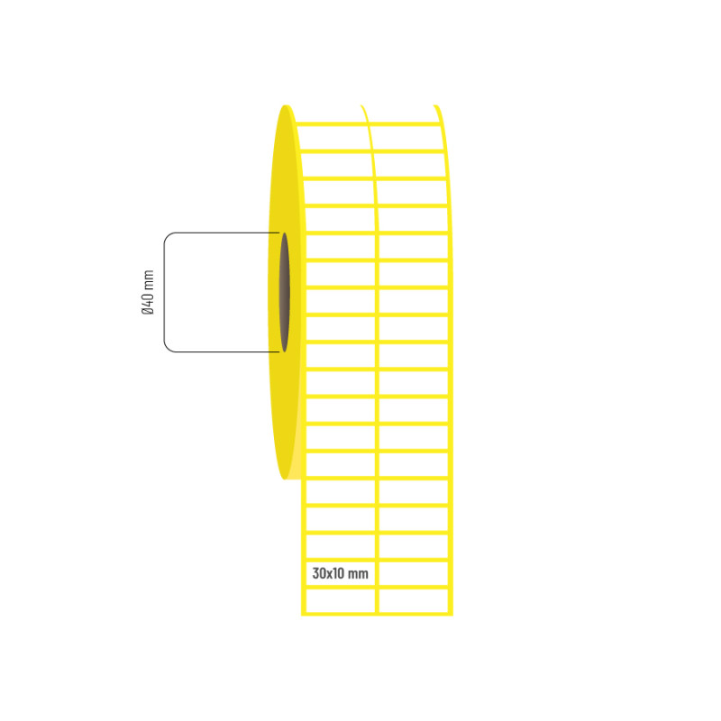 30x10 mm 2li Aralıklı Vellum Etiket 30x10 mm 2li Aralıklı Vellum Etiket