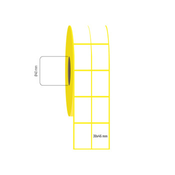 30x45 mm 2'li Aralıklı Vellum Etiket