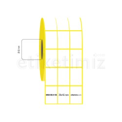 30x45 mm 3'lü Aralıklı Vellum Etiket