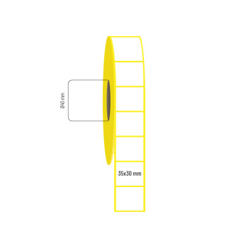 35x30 mm Vellum Etiket