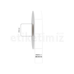 30x60 mm PP Opak Etiket