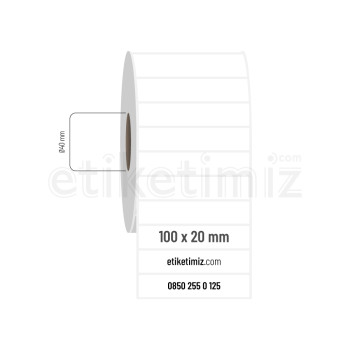 100x20 mm Fastyre Etiket 100x20 mm Fastyre Etiket