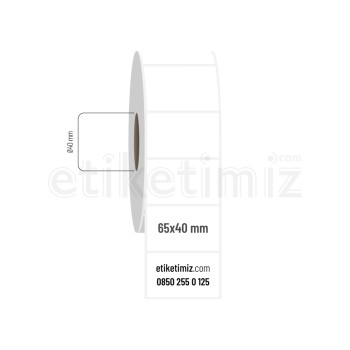 65x40 mm Fastyre Etiket 65x40 mm Fastyre Etiket
