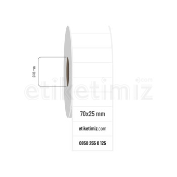 70x25 mm Fastyre Etiket 70x25 mm Fastyre Etiket
