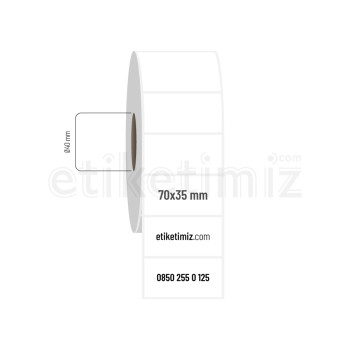 70x35 mm Fastyre Etiket 70x35 mm Fastyre Etiket