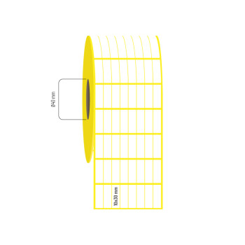 10x30 mm 8'li Bitişik Termal Nonperm Etiket 10x30 mm 8'li Bitişik Termal Nonperm Etiket