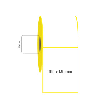 100x130 mm Termal Nonperm Etiket 100x130 mm Termal Nonperm Etiket