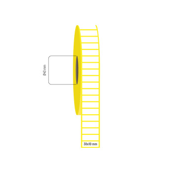 30x10 mm Vellum Etiket 30x10 mm Vellum Etiket
