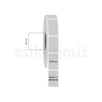 30x50 mm Silvermat Etiket 30x50 mm Silvermat Etiket