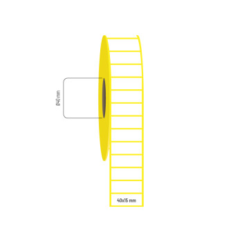 40x15 mm Vellum Etiket