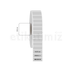 40x15 mm Silvermat Etiket