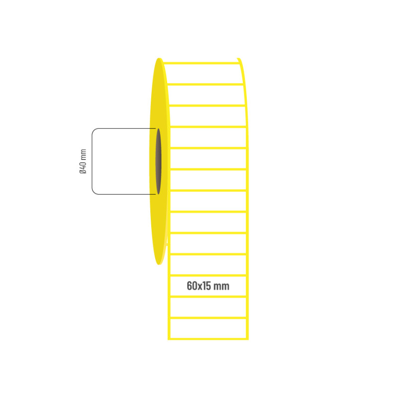 60x15 mm Vellum Etiket