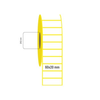 60x20 mm Vellum Etiket